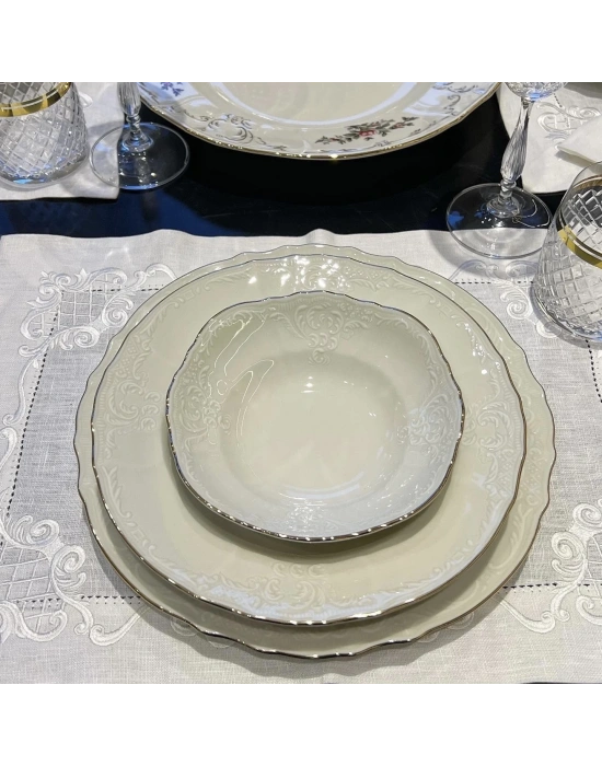 YALDIZ IVORY 77 PARÇA YEMEK TAKIMI -