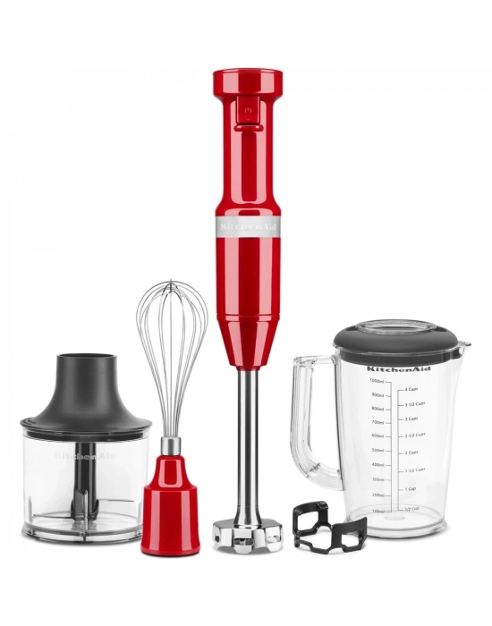 KITCHENAID AKSESUARLI EL BLENDERI 5KHBV83EER-EMPİRE RED -
