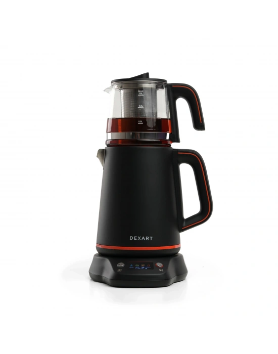 DEXART PERFECT TEA DIJITAL ÇAY MAKİNA BLACK STEEL DX-1321-BL -