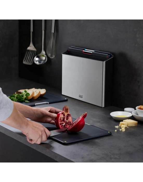 JJ FOLIO STANDLI KESME TAHTASI 4 LÜ ÇELİK GRİ 60170 -