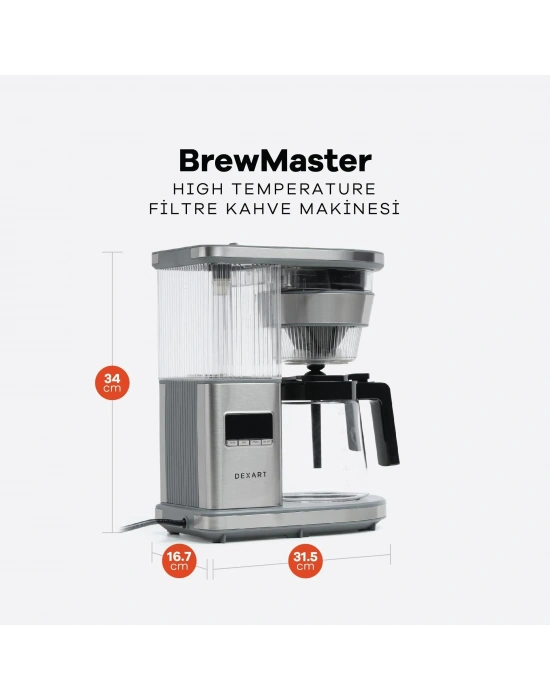 DEXART BREWMASTER FİLTRE KAHVE MAKİNASI MD-5201T -