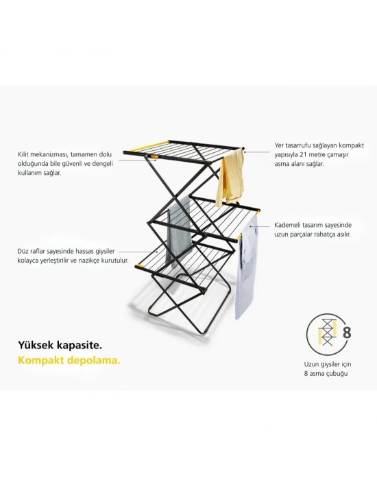 JJ AIRFRAME MAX 3 KATLI ÇAMAŞIR KURUTMA ASKISI 5000020 -