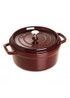 STAUB 26 CM YUVARLAK DÖKÜM TENCERE BORDO 405093590 -