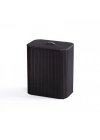 JJ TOTA TRIO LUXE 90 LT 3 BÖLME ÇAMAŞIR SEPETİ SİYAH 5000007 -