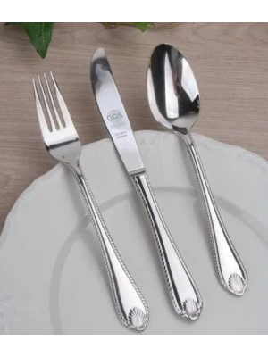 GGS SOLINGEN VANESSA PARLAK GÜMÜŞ 96 PRÇ ÇKB SETİ SLN1004 -