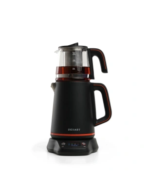 DEXART PERFECT TEA DIJITAL ÇAY MAKİNA BLACK STEEL DX-1321-BL -