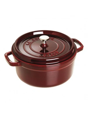 STAUB 26 CM YUVARLAK DÖKÜM TENCERE BORDO 405093590 -