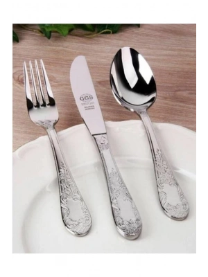 RAMONA PARLAK GÜMÜŞ 96 PRÇ ÇKB SETİ