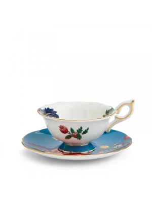 WEDGWOOD WUNDERLUST TEA SAPPHIRE ÇAY BARDAK VE TABAK 1057269