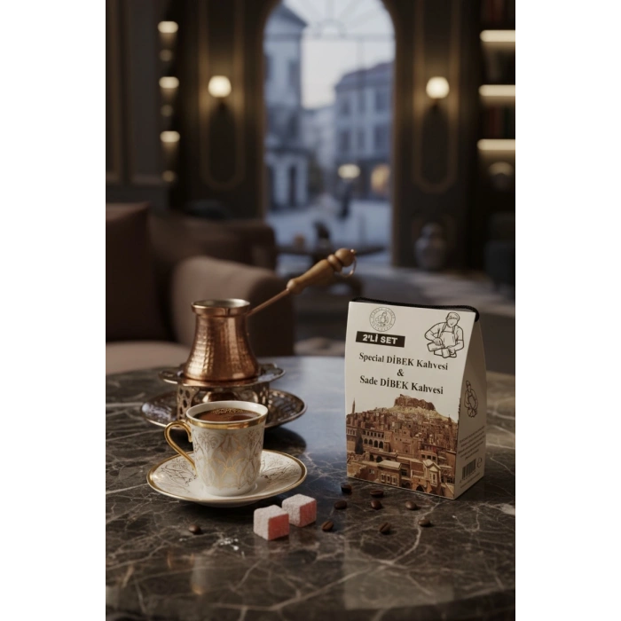 2 Lİ SET SEPCİAL DİBEK KAHVESİ & SADE DİBEK KAHVESİ NET 400 GR