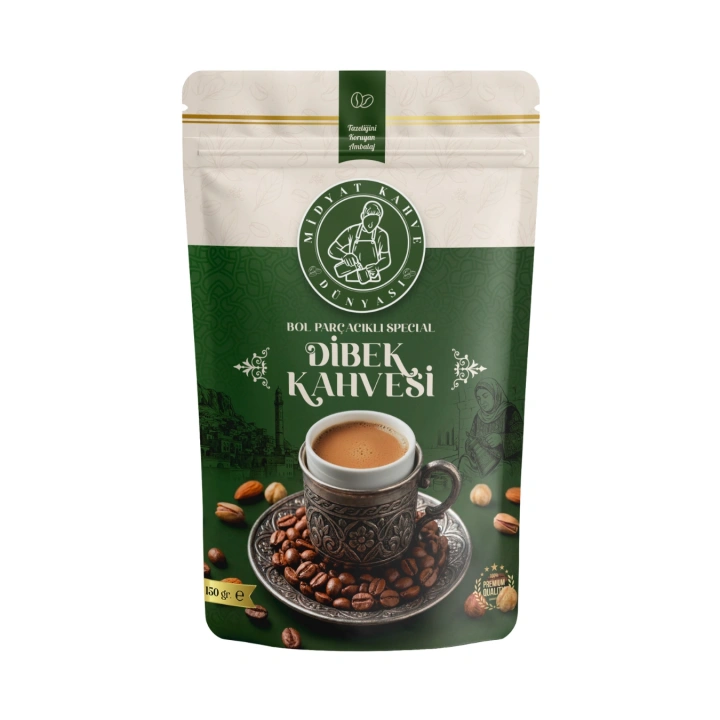 BOL PARÇACIKLI SPECİAL DİBEK KAHVESİ NET 150 GR (TOPTAN KAHVE SATIŞI VE MARKANIZA ÖZEL FASON ÜRETİM.) 0540 380 34 34