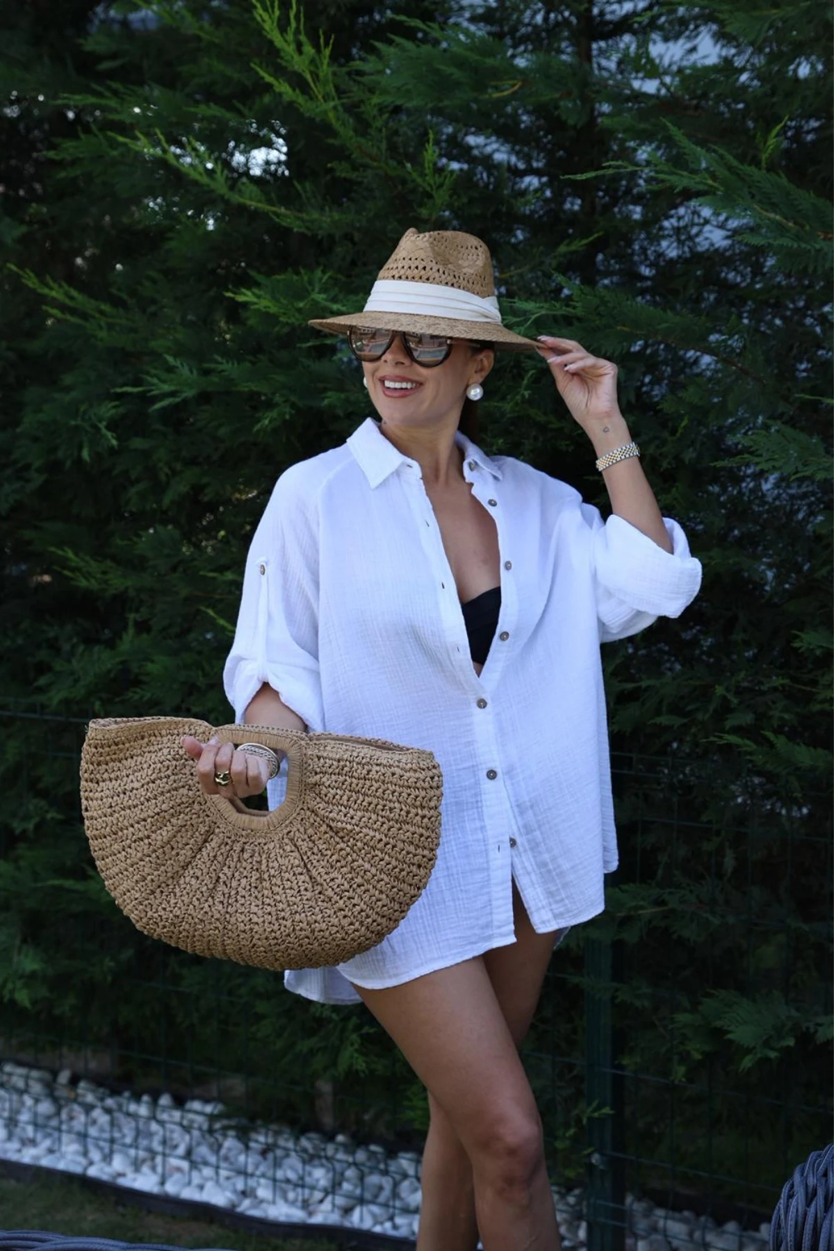 White Muslin Shirt