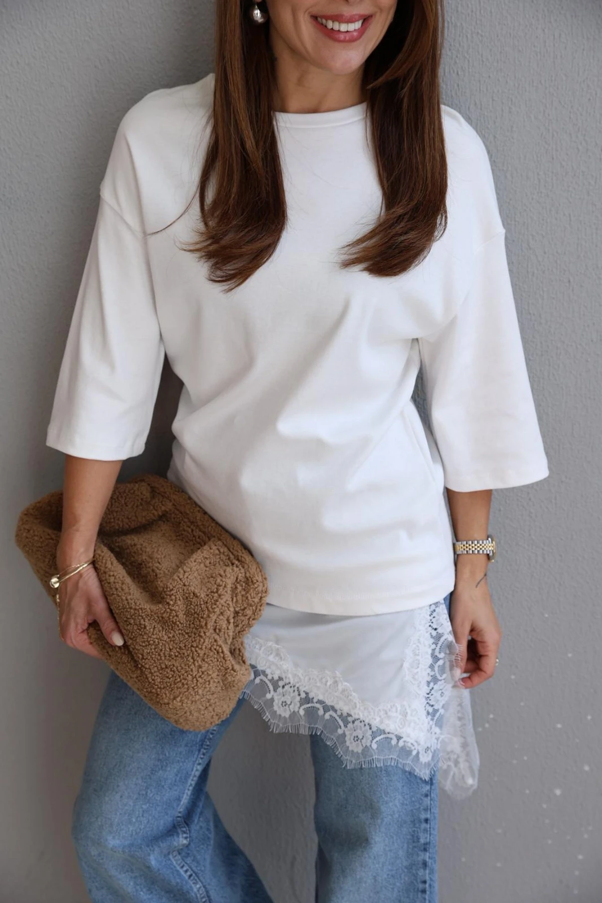 Dantelli Kombine Tshirt