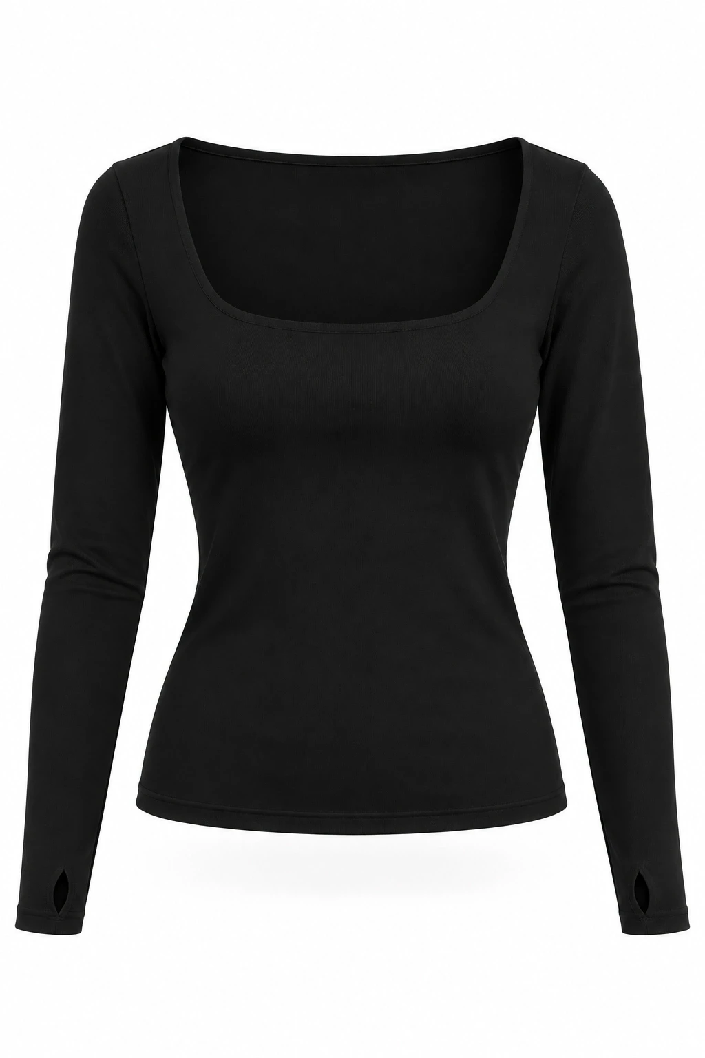 Kare Yaka Parmak Geçmeli Body