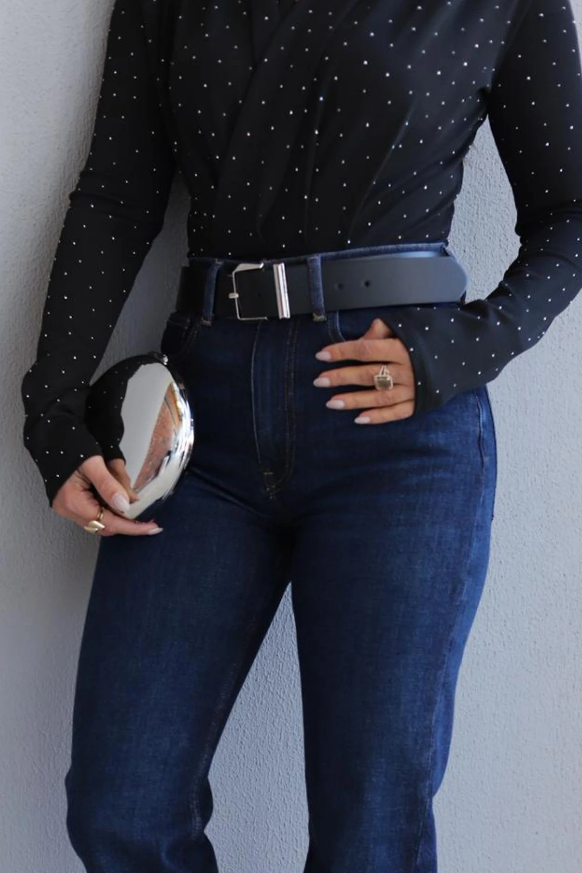 Lacivert Jean Pantolon