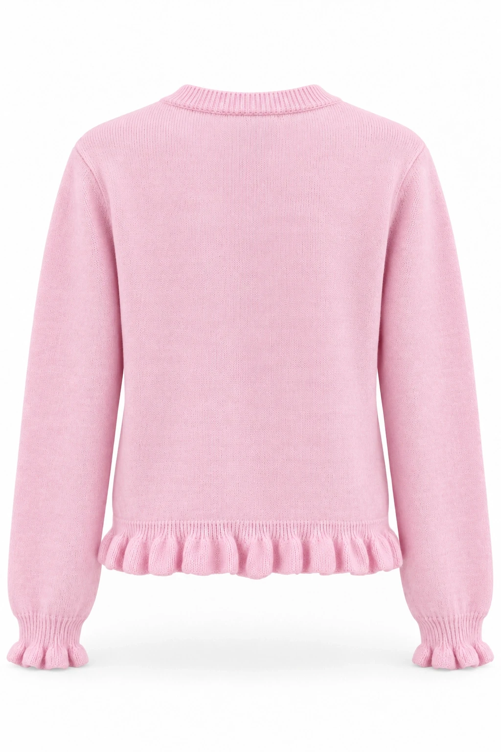 PEMBE Fırfır Detay Hırka