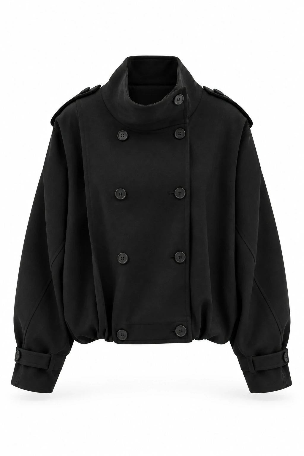 Pile Detay Süet Bomber Ceket