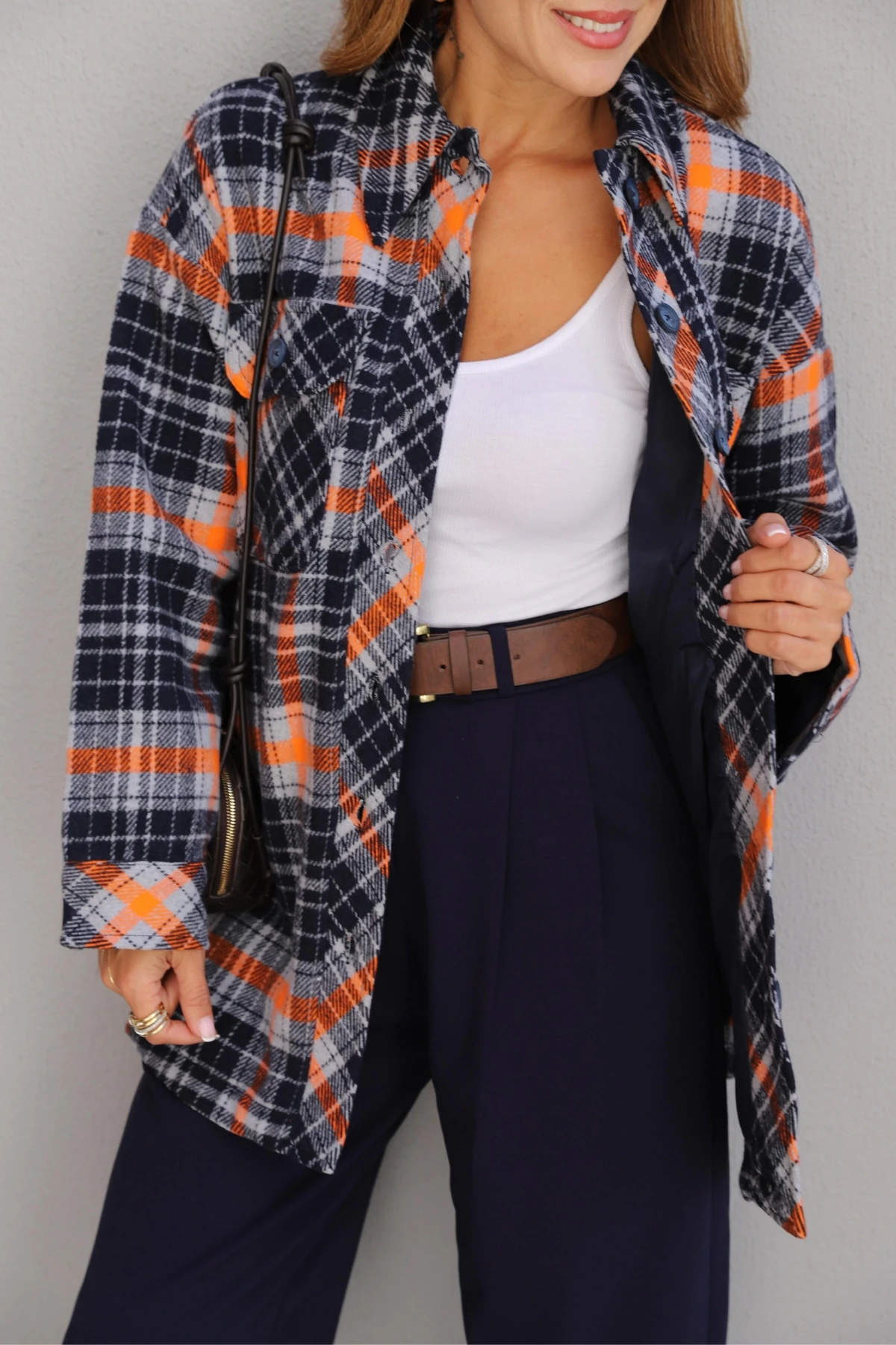 RENKLİ Oduncu Astarlı Ceket