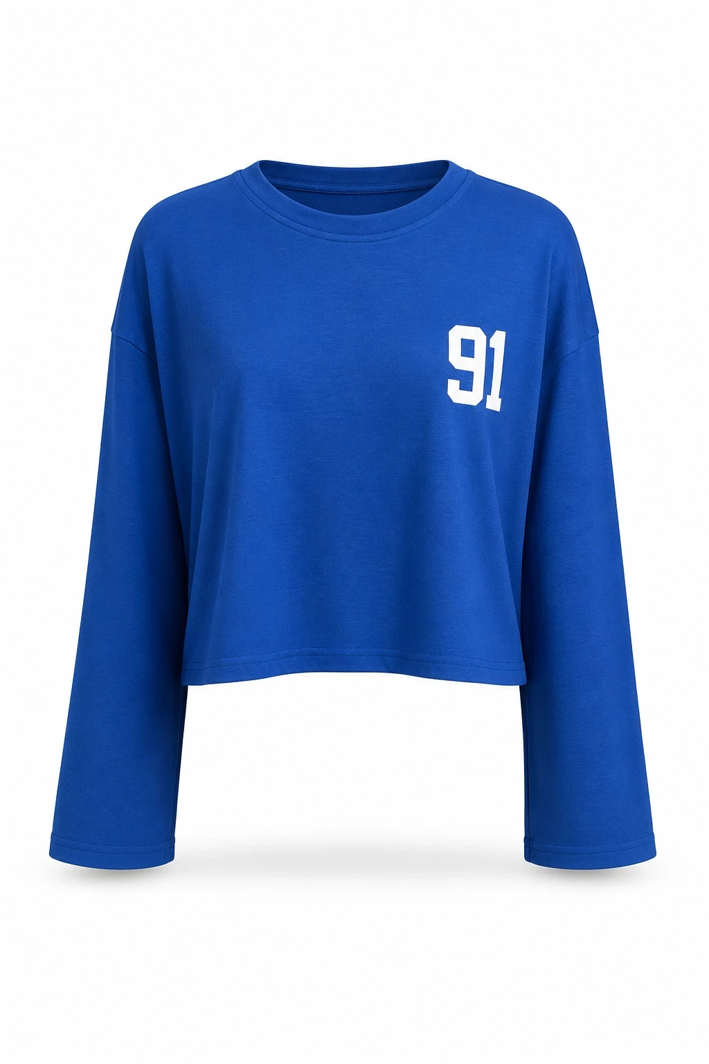 SAKS Rakam Baskı Detay Modal Sweatshirt