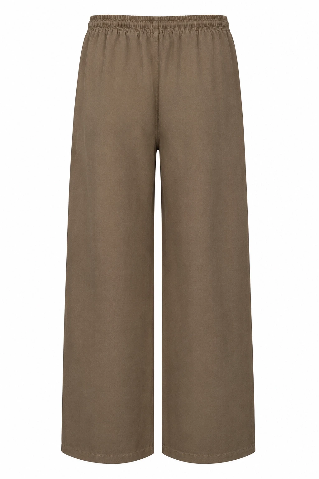 Vizon Beli Lastikli Bol Paça Pantolon