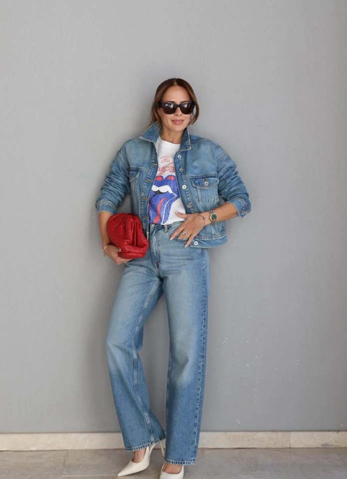 MAVİ Taşlamalı Straight Jean