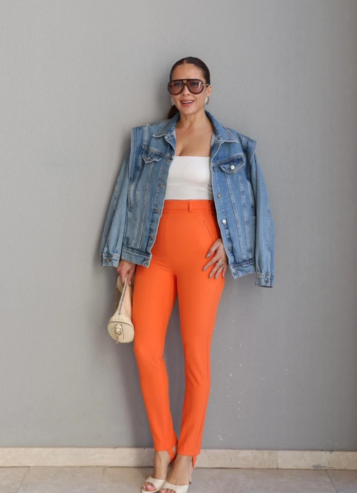 TURUNCU Füzo Pantolon