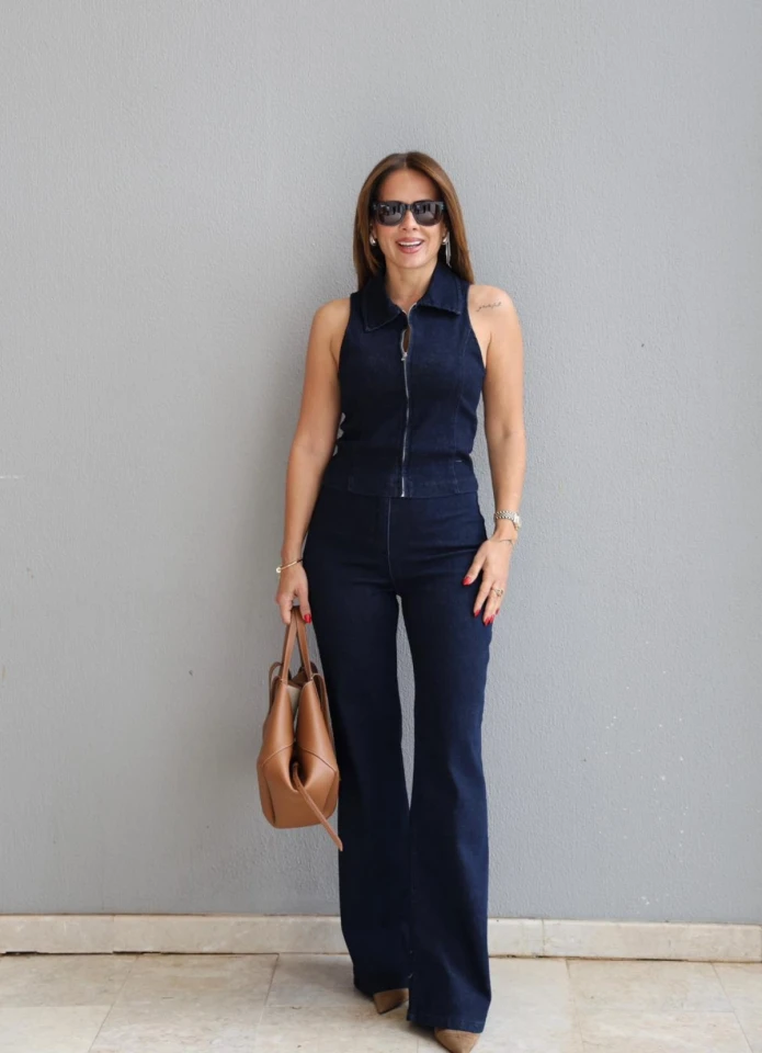 Lycralı Jean Takım