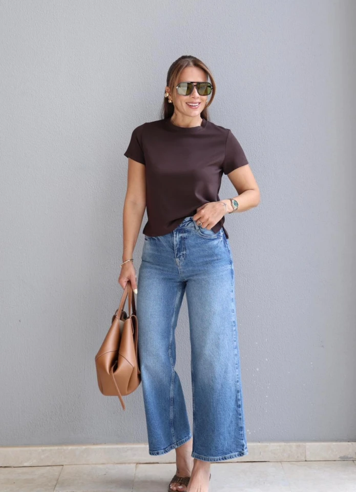 MAVİ Yıkamalı Straight Fit Jean