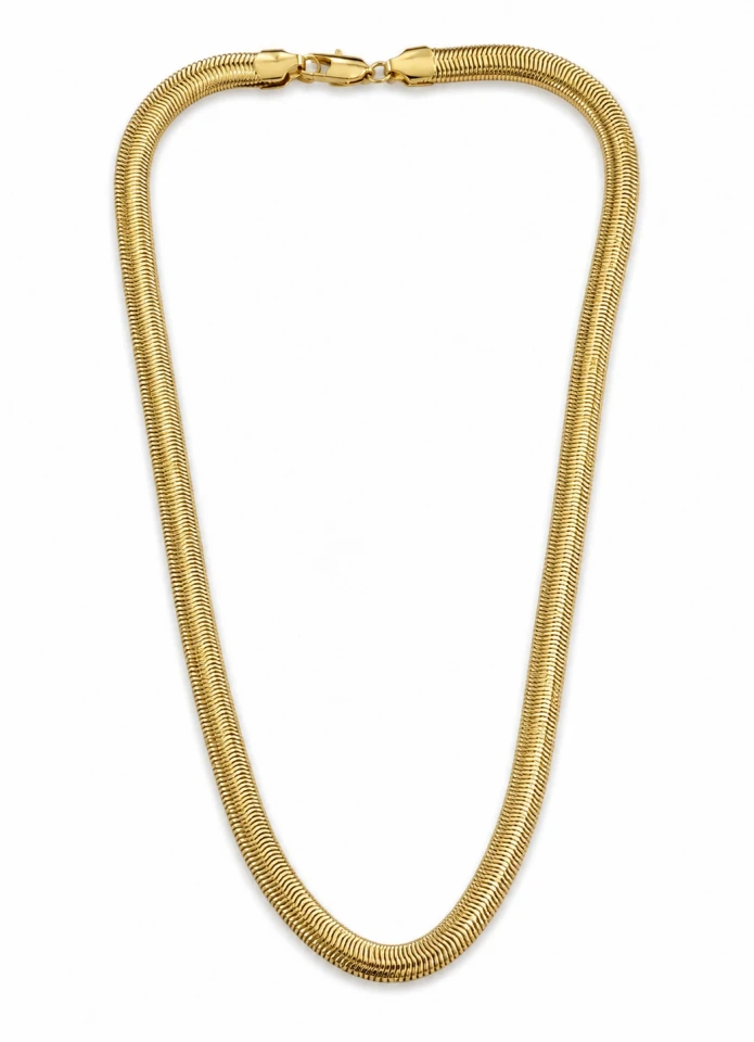 GOLD Balık Sırtı Kolye