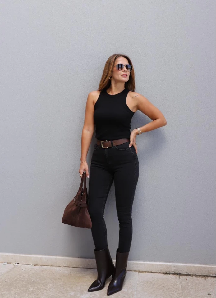 Antrasit Skinny Jean