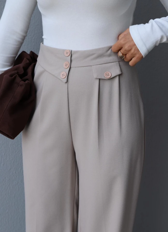 BEJ Bel Detay Pantolon