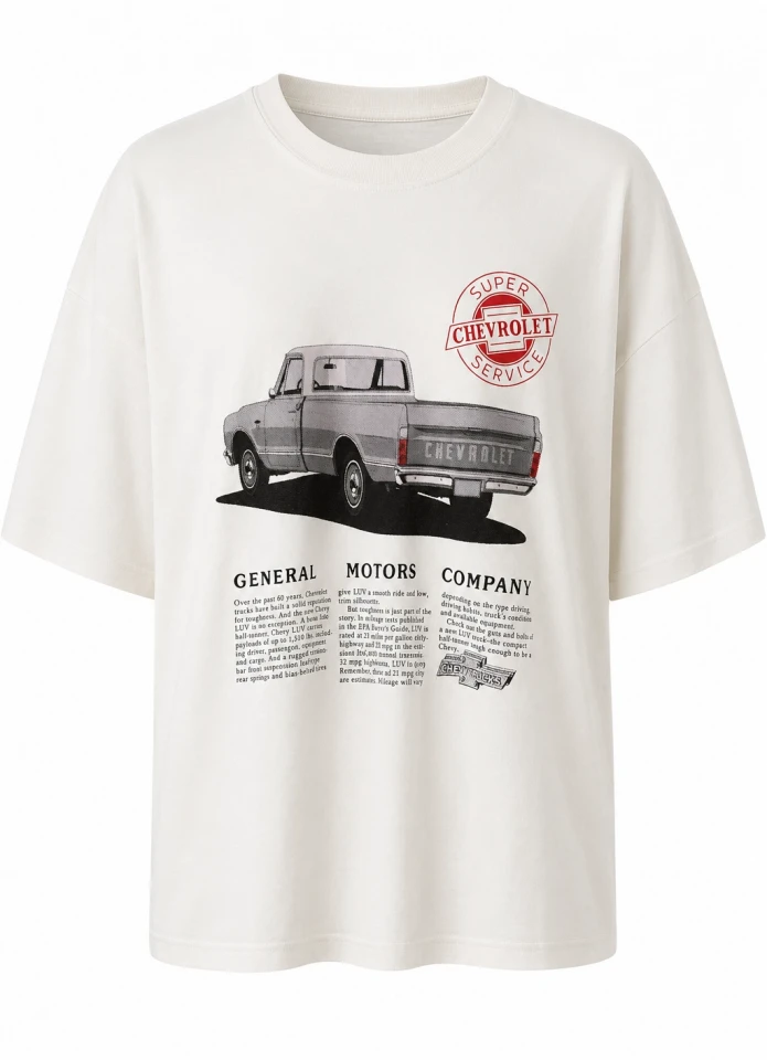 Beyaz Baskılı Tshirt