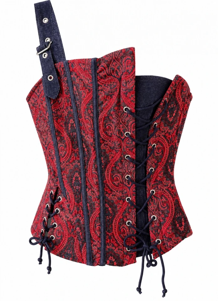 DESENLİ Korse Bluz