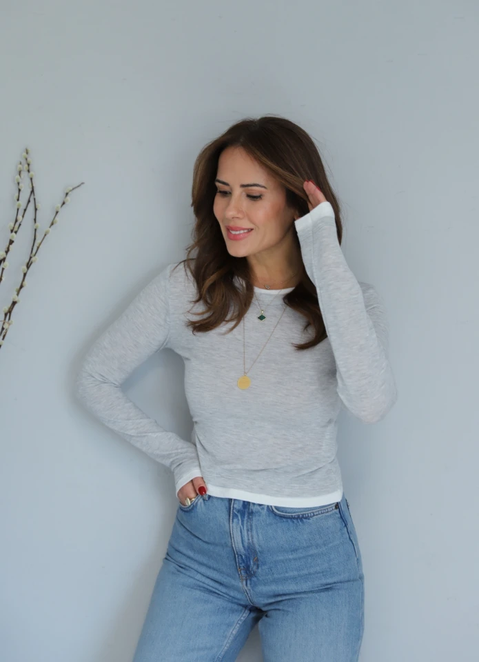 Gri Şerit Detay Body