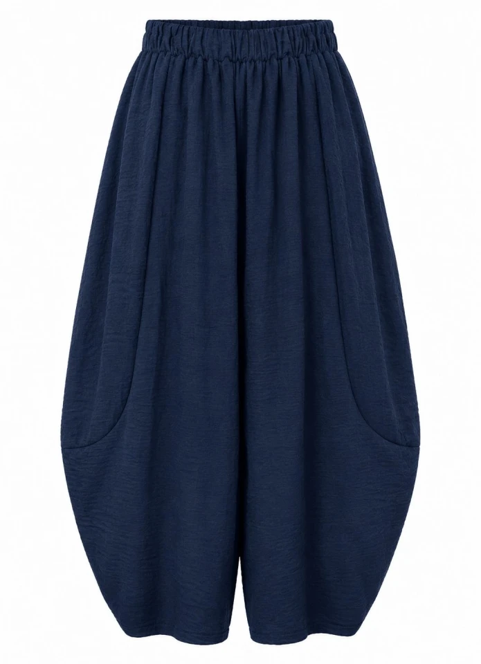 Lacivert Balon Pantolon