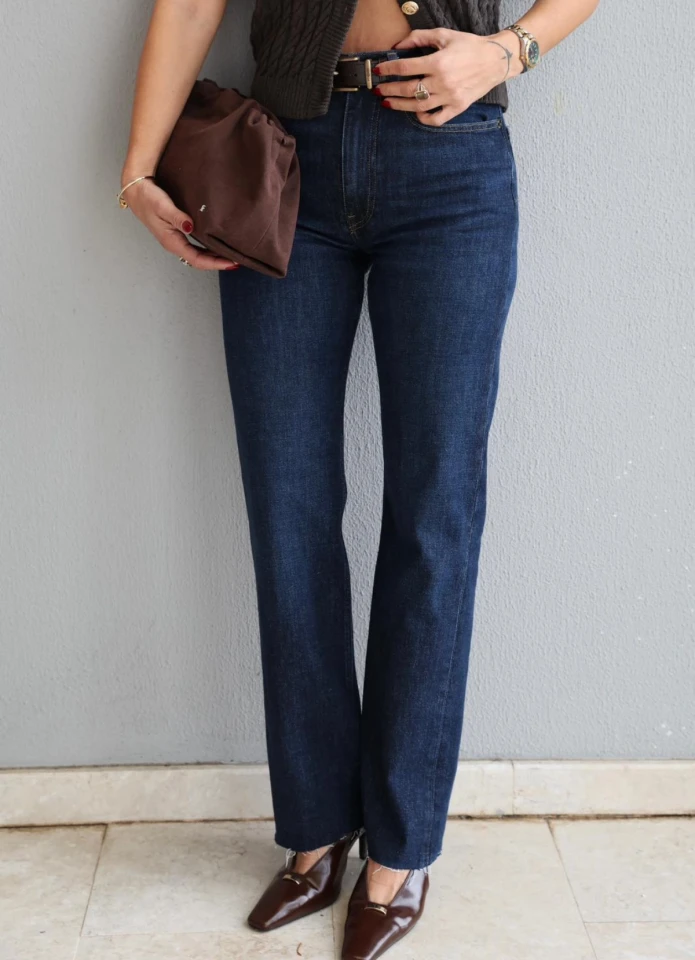 Lacivert Jean Pantolon