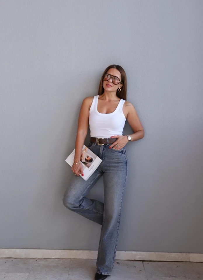 MAVİ Eskitme Jean Pantolon