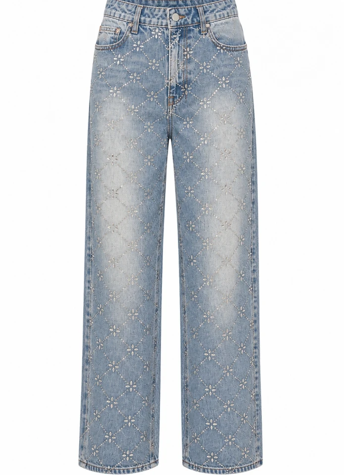 MAVİ Taşlı Jean Pantolon