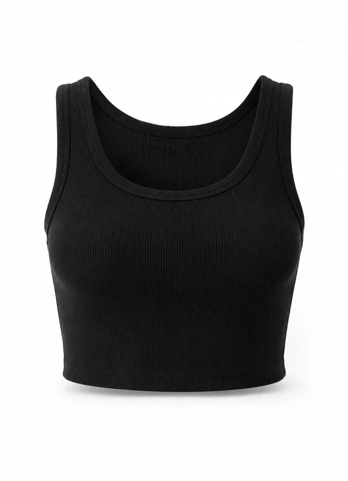 Siyah Fitilli Crop