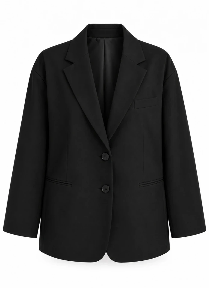 Siyah Oversize Blazer Ceket