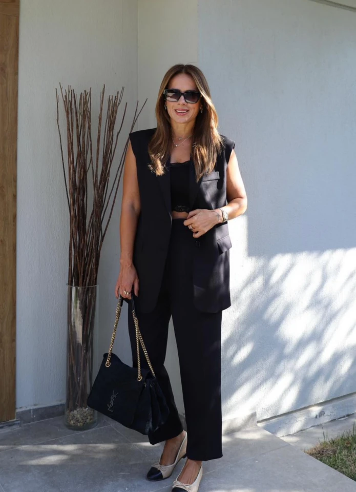 Siyah Yelek Pantolon Takım