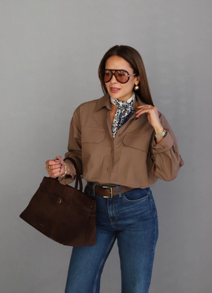 Vizon Cep Detay Gömlek