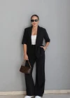 Siyah Ceket Pantolon Takım