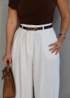 Beyaz Şalvar Pantolon