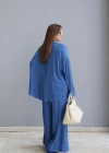 İNDİGO Oversize Gömlek Pantolon Takım
