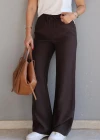 Kahverengi Basic Salaş Pantolon