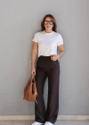 Kahverengi Basic Salaş Pantolon