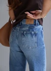 MAVİ Yıkamalı Straight Fit Jean