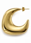 GOLD Bombeli Halka Küpe