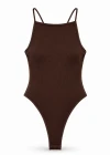 Acı Kahverengi Sırt Detay Bodysuit